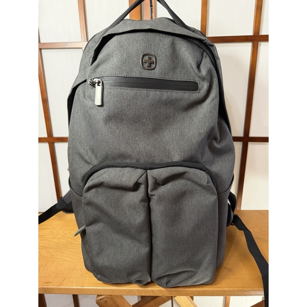 SWISSGEAR Wegner Grey Laptop 18.5" Backpack – Grey School College Travel Work
